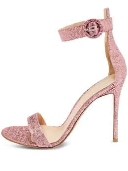 Gianvito Rossi: Розовые сандалии 