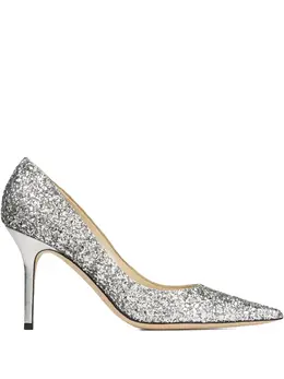 Jimmy Choo: Серебристые туфли  Romy