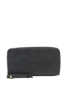 Louis Vuitton Pre-Owned: Чёрный кошелёк 