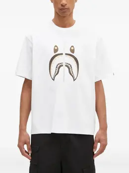 A BATHING APE®: Белая футболка 