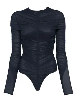 Mugler: Синий боди 