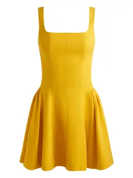 alice + olivia: Платье с квадратным вырезом 