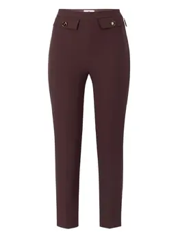 Elisabetta Franchi: Коричневые брюки 