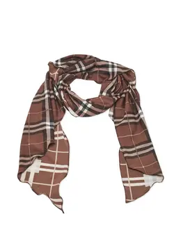 Burberry Pre-Owned: Коричневый шарф 