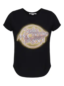 Stella McCartney: Футболка с принтом 