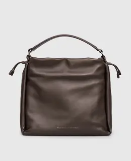 Brunello Cucinelli: Коричневі сумки 