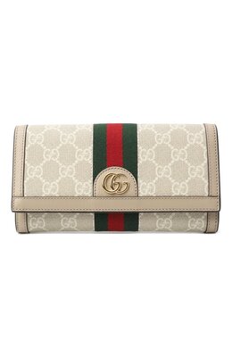 Gucci: Бежевая сумка  Ophidia