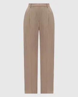 Brunello Cucinelli: Бежевые брюки 