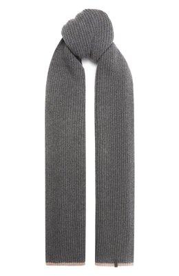 Brunello Cucinelli: Серый шарф 