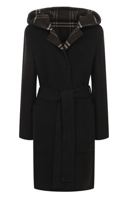 Burberry: Однотонное пальто 