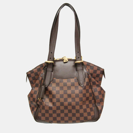 Louis Vuitton: Коричневая сумка 