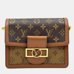 Louis Vuitton: Коричневая сумка через плечо 
