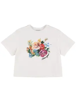 DOLCE & GABBANA: Бавовняні футболки  T