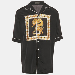 Versace: Чёрная рубашка 
