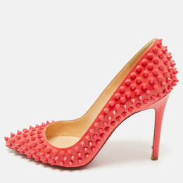 Christian Louboutin: Розовые туфли  Pigalle