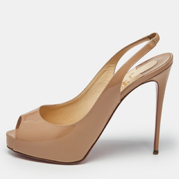 Christian Louboutin: Бежевые туфли 
