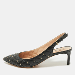 Valentino: Чёрные туфли  Rockstud