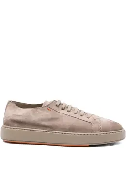 Santoni: Светлые кроссовки 