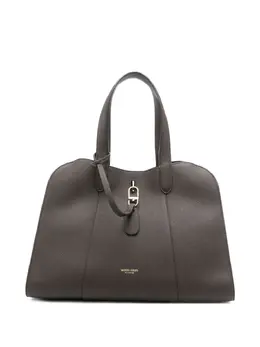 Giorgio Armani: Коричневая сумка-шоппер 