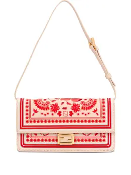 FENDI: Красный кошелёк  Baguette