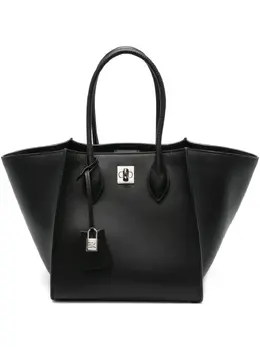 Ermanno Scervino: Чёрная сумка-шоппер 