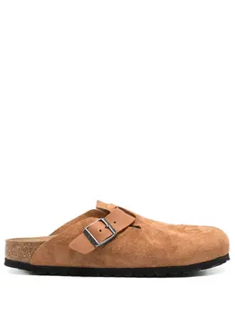 Birkenstock: Коричневые сабо  Boston