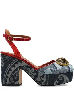Kurt Geiger London: Голубые туфли 