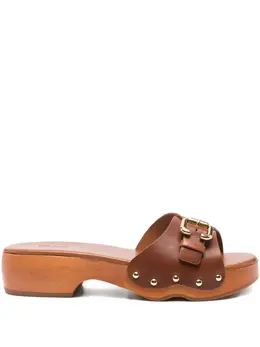 Chloé: Коричневые мокасины 