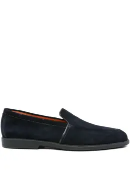 Santoni: Синие туфли 
