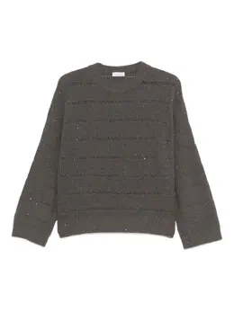 Brunello Cucinelli: Свитер с блёстками 