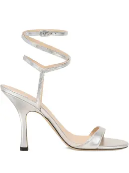 Stuart Weitzman: Серебристые сандалии 