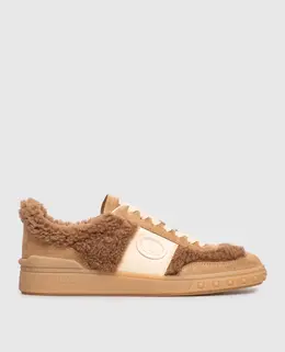 Valentino: Бежеві кросівки 