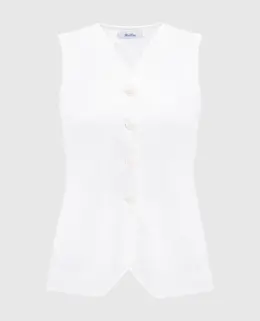 Max Mara: Белый жилет 