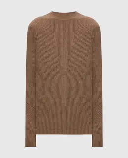 Max Mara: Коричневый свитер 