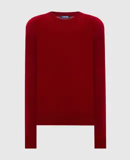 Max Mara: Бордовый свитер 