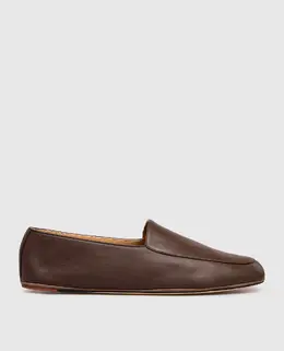 Loro Piana: Коричневі мокасини 