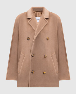 Max Mara: Бежевое пальто 