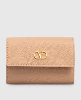 Valentino: Бежевый кошелёк 