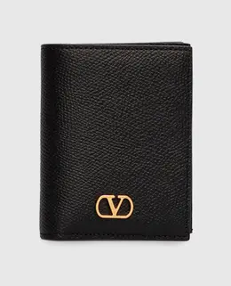 Valentino: Чёрный кошелёк  VLogo
