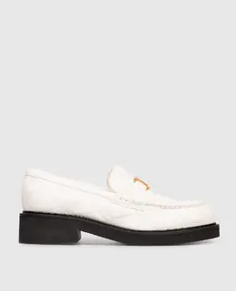 Valentino: Білі лофери  VLogo