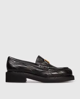 Valentino: Чорні лофери  VLogo