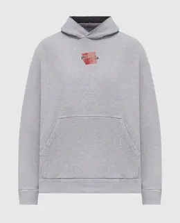Balenciaga: Серая толстовка 