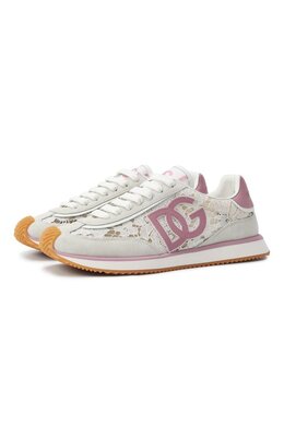 Dolce & Gabbana: Белые кроссовки  DG