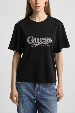 Guess: Хлопковая футболка 