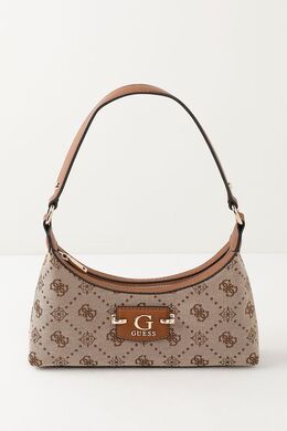 Guess: Коричневая сумка 