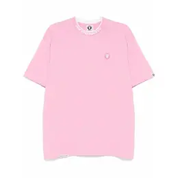 AAPE BY A BATHING APE: Розовая футболка 