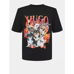 HUGO: Чёрная футболка 