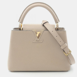 Louis Vuitton: Бежевая сумка 