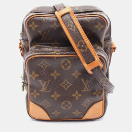 Louis Vuitton: Коричневая сумка 