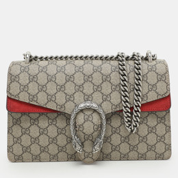 Gucci: Бежевая сумка  GG Supreme